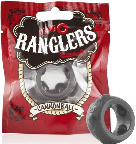 Ringo Ranglers (Cannonball) Cockring Gray > Cock Ring > Single
