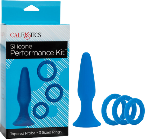 Posh Silicone Performance Kit – Body-Safe Silicone Erection Rings and Anal Toy Set One Size > Anal Range > Butt Plug Kits