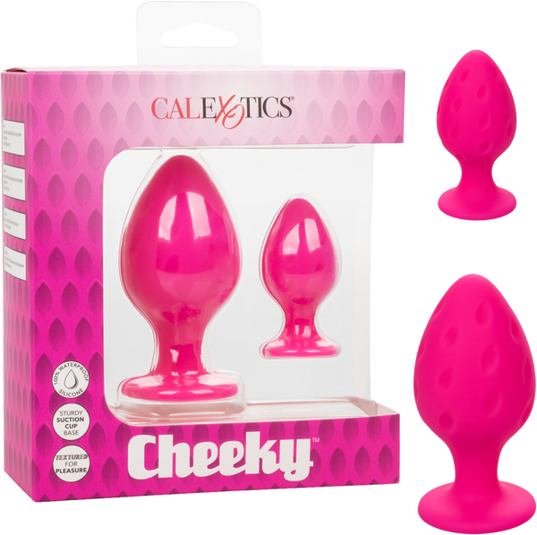 Cheeky Butt Plug Duo (Pink) – Playful Butt Plug Set > Anal Range > Butt Plug Kits