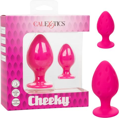Cheeky Butt Plug Duo (Pink) – Playful Butt Plug Set > Anal Range > Butt Plug Kits