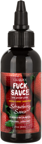 Fuck Sauce Flavored Water-Based Lubricant – 2 Fl. Oz. Strawberry | Watermelon Strawberry > Lube > Flavoured