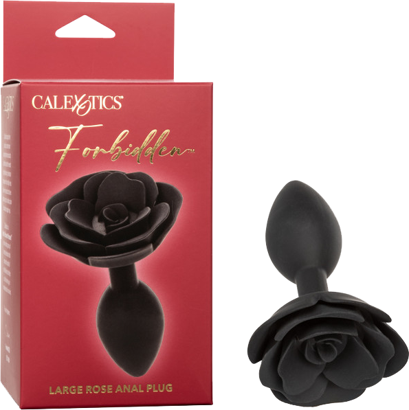 Forbidden Large Rose Anal Plug – Body-Safe Silicone Large Butt Plug > Anal Range > Butt Plugs