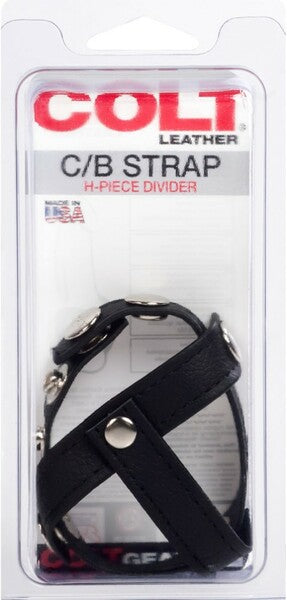 Colt Leather H-Piece Divider Strap – Leather Strap Accessory Black > Clothes > Mens Leather