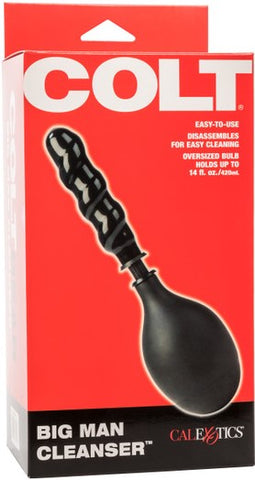Colt Big Man Cleanser – Phthalate-Free Man-Sized Cleaner with Spiraled Probe Black > Essentials > Douches