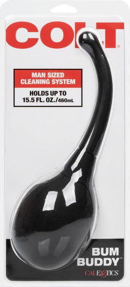 Colt Bum Buddy – Silicone Anal Douche Cleaning System with 15.5 fl oz Capacity Black Black > Essentials > Douches