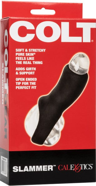 Colt Slammer – Penis Extender Male Sex Toy by CalExotics Black > Sex Toys For Men > Penis Sleeves