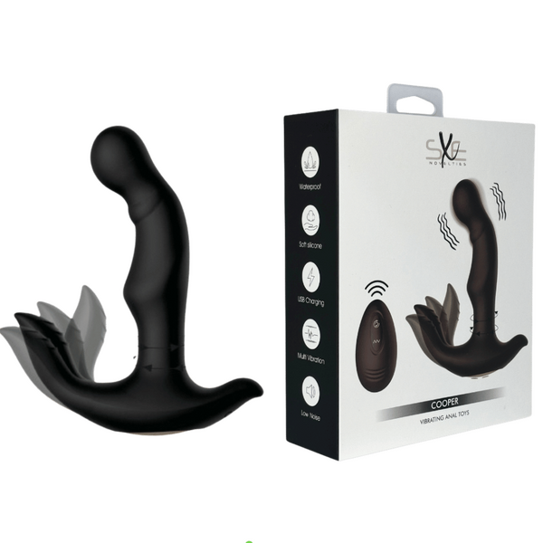 Cooper – Ergonomic Vibrating Silicone Anal Massager Default Title > Anal Range > Prostate Plugs