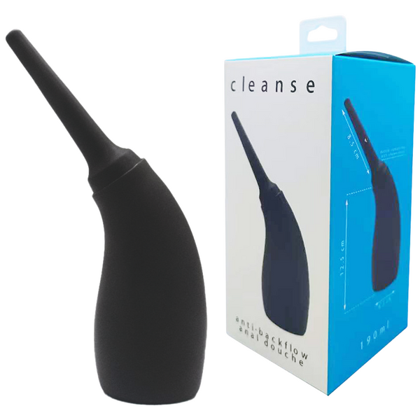 Cleanse Anti-Backflow Anal Douche – Medical Grade Silicone, 190ml Default Title > Essentials > Douches