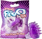 FingO Tips Disposable Waterproof Mini Vibrator Made of Flexible SEBS Silicone Finger Massager Purple > Vibrators > Finger Vibrators
