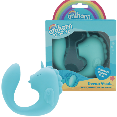 C Horse Ocean Peak – Premium Silicone Oscillating Tongue Vibrator Blue > Vibrators > Unconventional