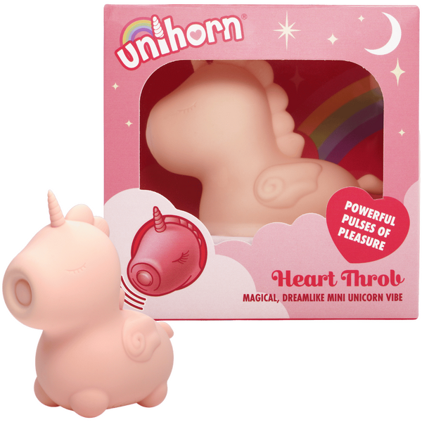 Heart Throb The Pulsing One Mini Vibrator – Silicone, 10 Speeds, Tongue Motion Patterns Pink > Sex Toys For Ladies > Clitoral Vibrators and Stimulators
