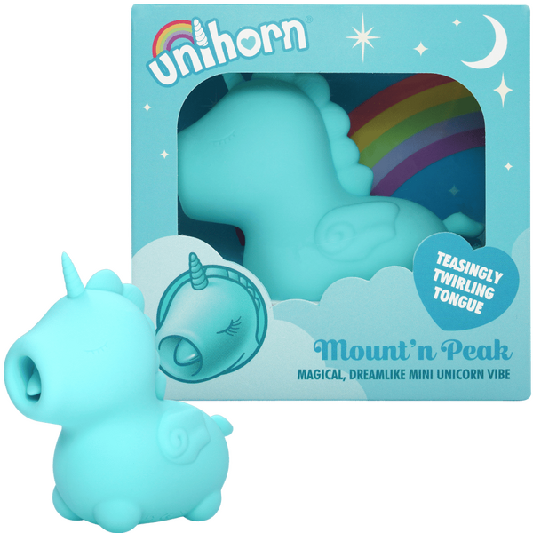 Mount’n Peak The Pointy Tongued One Mini Vibrator – 10 Speeds and Tongue Motion Patterns Blue > Sex Toys For Ladies > Clitoral Vibrators and Stimulators