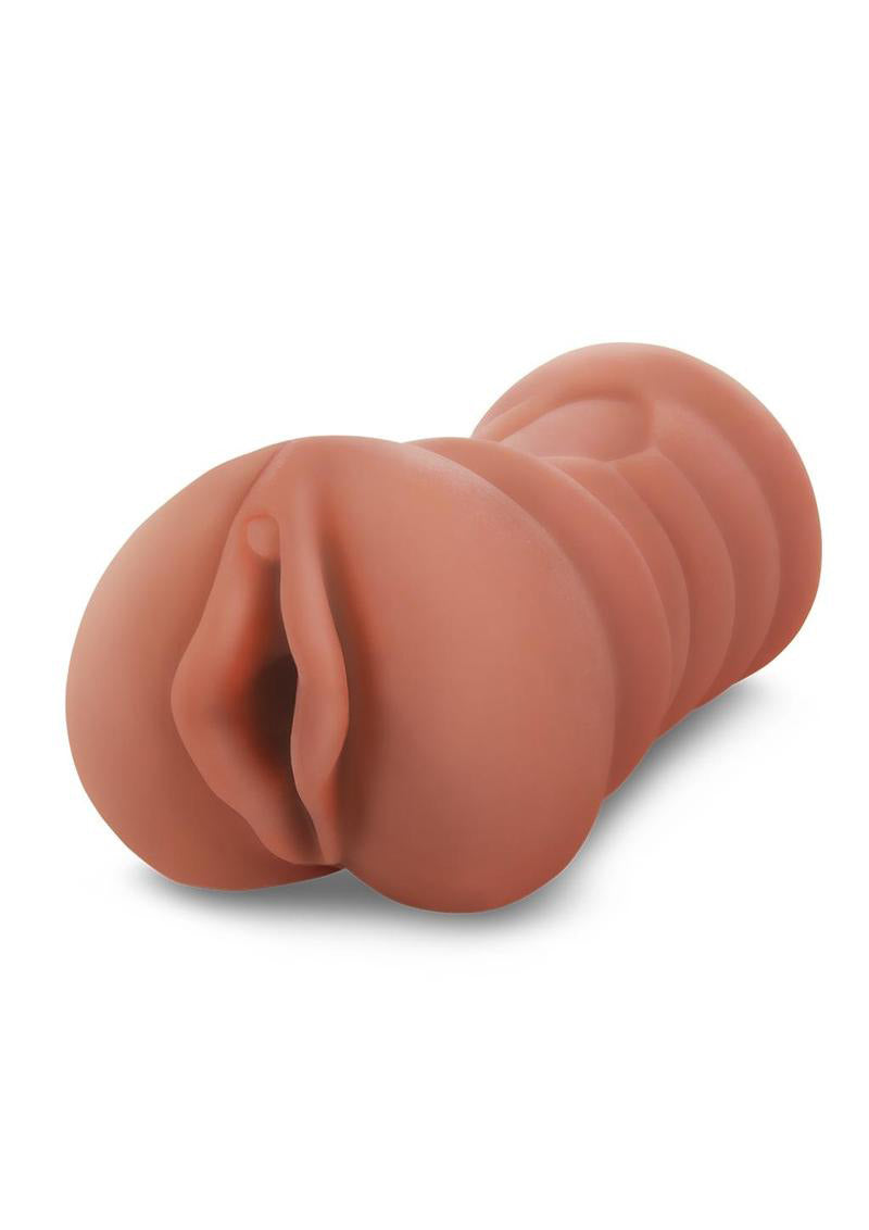 Zolo Latina Stroker Medium Tan Pussy Masturbator for Men Strokers - Manual