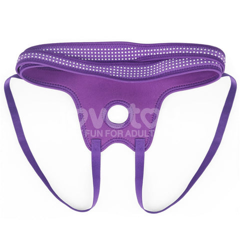 Easy Strap On Harness Polka Dot Purple STRAP-ONS
