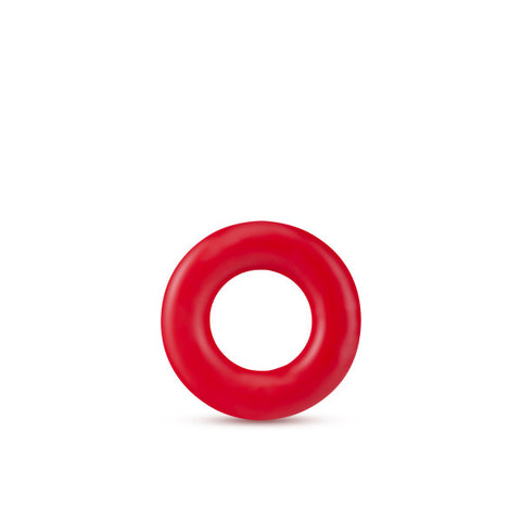 Stay Hard Red Donut Rings Male Cock Ring Durable and Stretchy Red COCK RINGS