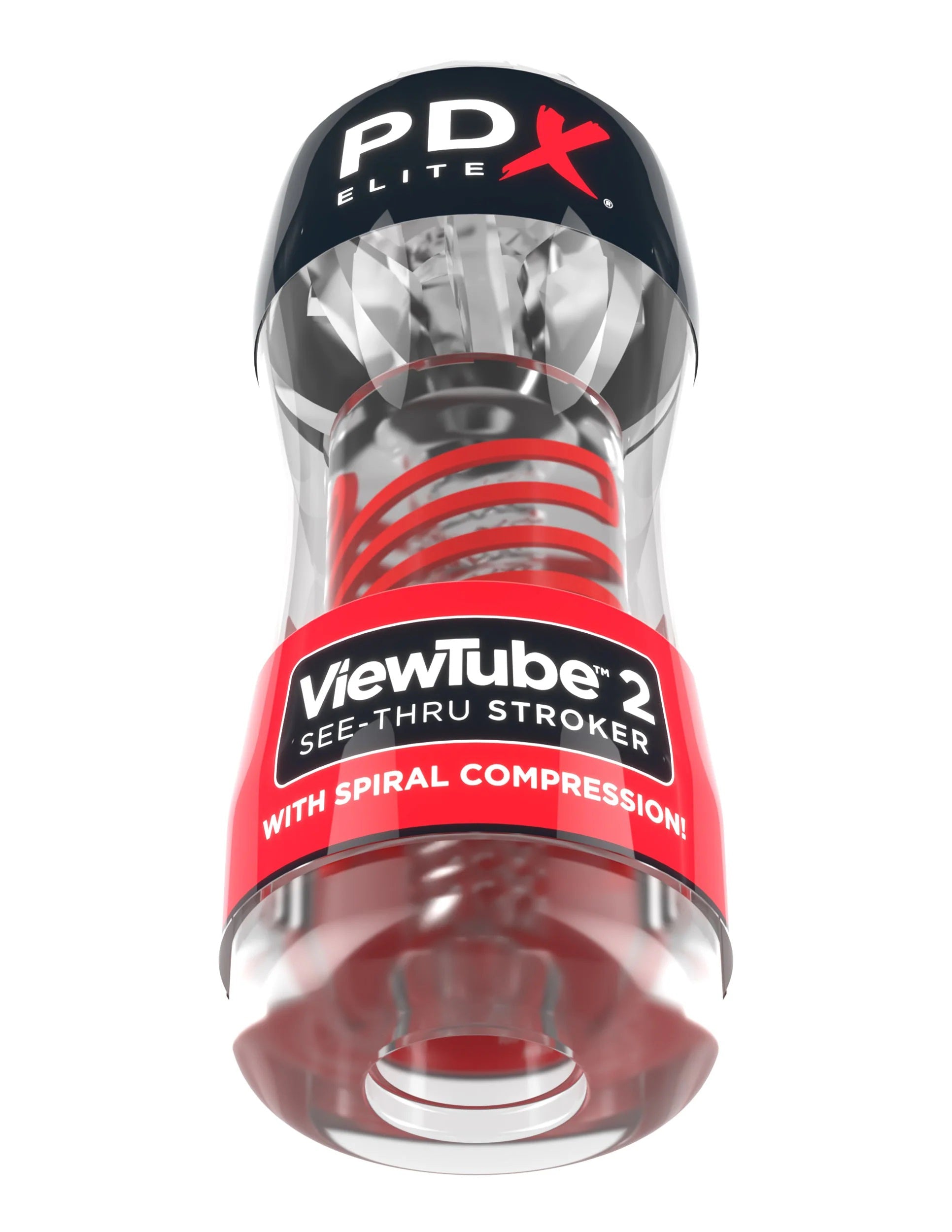Pdx Elite Viewtube 2 Clear Stroker for Enhanced Pleasure and Visual Stimulation Strokers - Manual