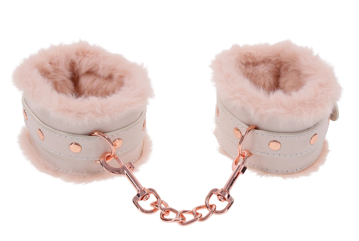 Sex and Mischief Peaches and Cream Fur Handcuffs > Bondage Gear > Restraints