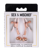 Peaches N Creame Bell (Pink) – Adjustable Nipple Clamps Peach > Sex Toys > Nipple Clamps