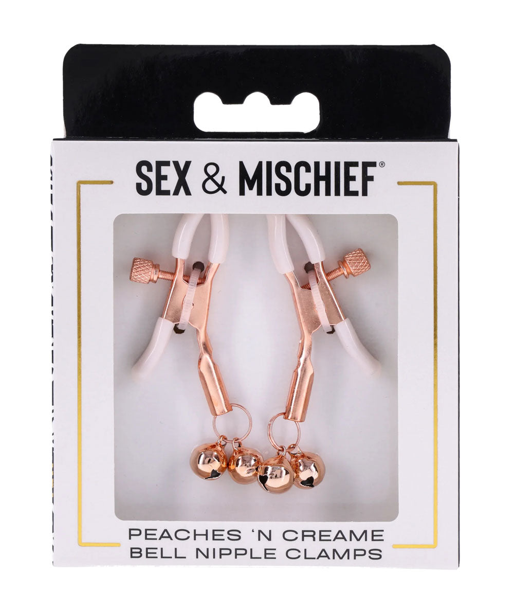 Peaches N Creame Bell (Pink) – Adjustable Nipple Clamps Peach > Sex Toys > Nipple Clamps