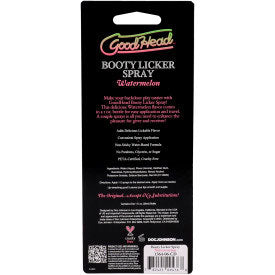 GoodHead Booty Licker Spray Watermelon 29 ml Flavored Spray Oral Gels & Sprays
