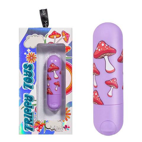 Jessi Trippy Series 10 Function Super Charged Mini Bullet Purple BULLETS