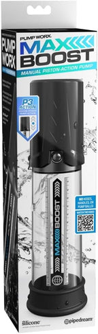 Pump Worx Max Boost – 7 Inch Insertable Penis Pump with Vacuum Pressure Technology > Pumps > Penis Pumps Electric