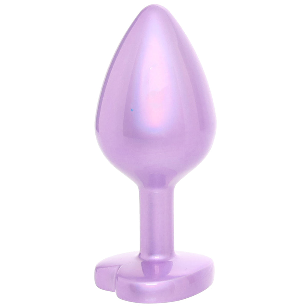 Jewel Heart Plug – Iridescent Zinc Alloy Jewelled Butt Plug > Anal Range > Jewel Butt Plugs