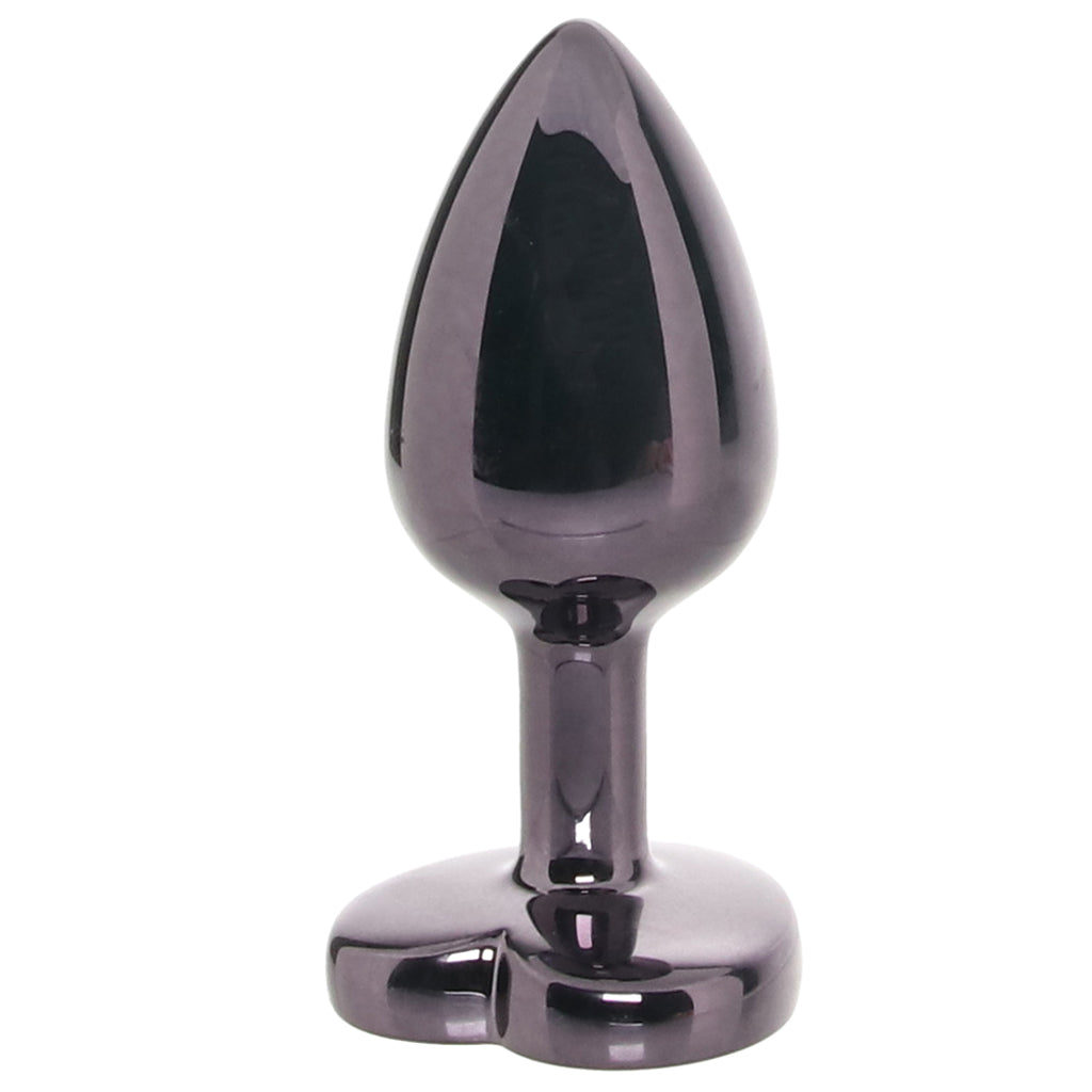 Jewel Heart Plug – Iridescent Zinc Alloy Jewelled Butt Plug > Anal Range > Jewel Butt Plugs