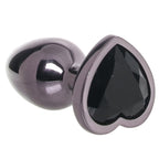 Jewel Heart Plug – Iridescent Zinc Alloy Jewelled Butt Plug > Anal Range > Jewel Butt Plugs