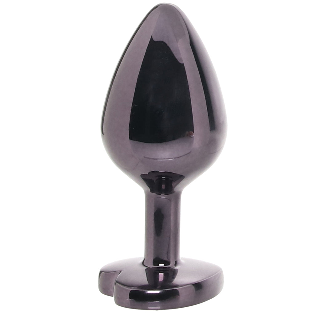 Jewel Heart Plug – Iridescent Zinc Alloy Jewelled Butt Plug > Anal Range > Jewel Butt Plugs