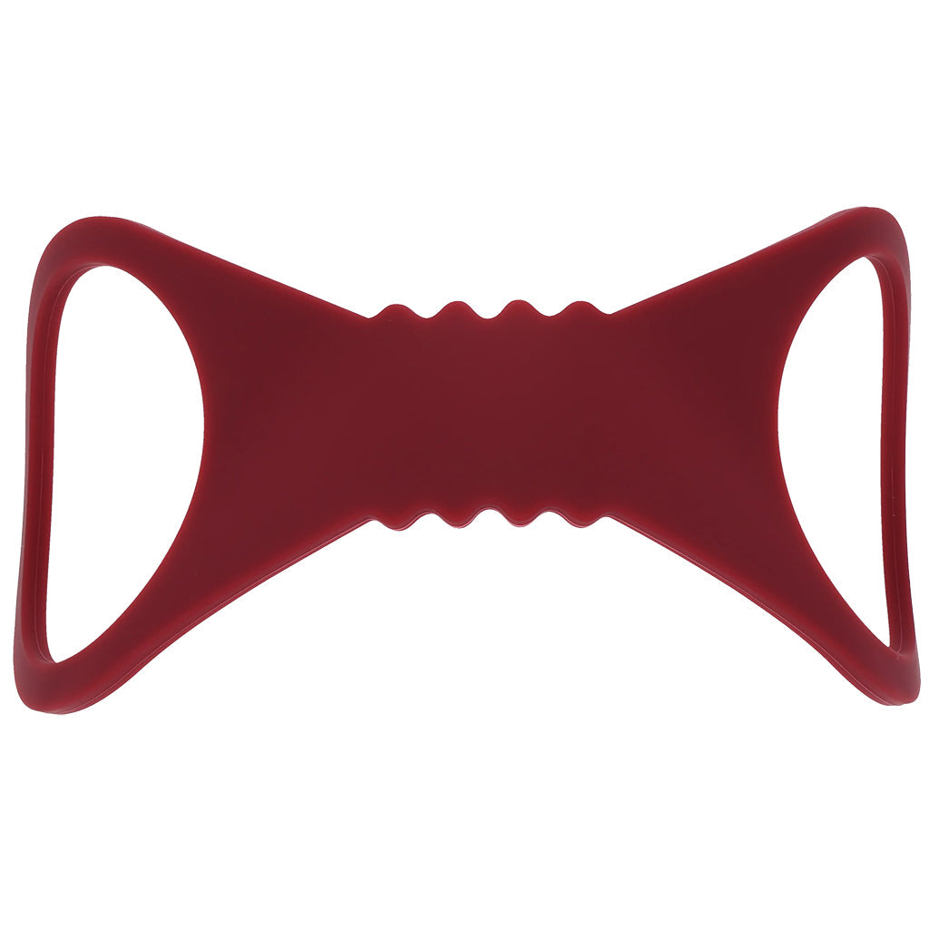 Sex & Mischief Enchanted Large Silicone Cuffs (Burgundy) – Large Silicone Restraints > Bondage Gear > Restraints