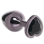 Jewel Heart Plug – Iridescent Zinc Alloy Jewelled Butt Plug > Anal Range > Jewel Butt Plugs