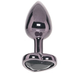Jewel Heart Plug – Iridescent Zinc Alloy Jewelled Butt Plug > Anal Range > Jewel Butt Plugs