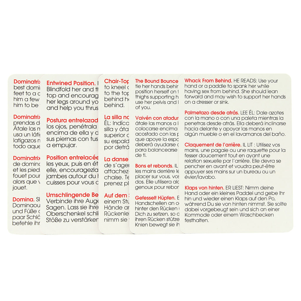 50 Positions of Bondage Cards – Adult Game Cards for Intimate Exploration > Novelties > Card Games