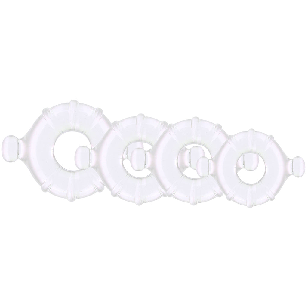 Renegade Vitality Rings (3 Colors) – Set of 4 Pliable Cock Rings Secondary image