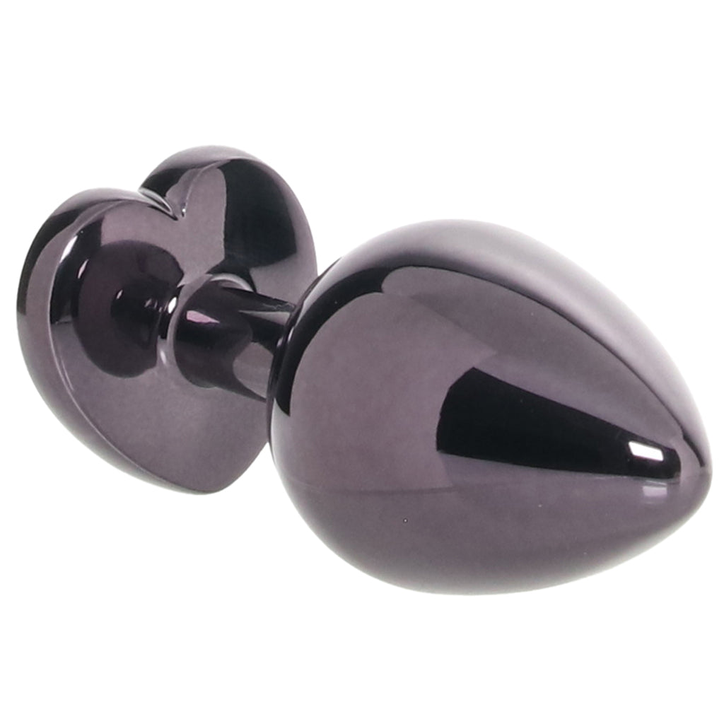 Jewel Heart Plug – Iridescent Zinc Alloy Jewelled Butt Plug > Anal Range > Jewel Butt Plugs