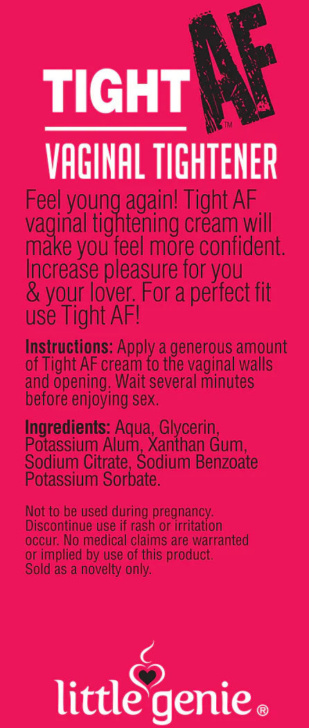 Tight AF Female Tightening Cream 44 ml 1.5 oz Tube Enhancers Female