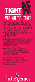 Tight AF Female Tightening Cream 44ml 1.5 oz Tube > Essentials > Womens Enhancers