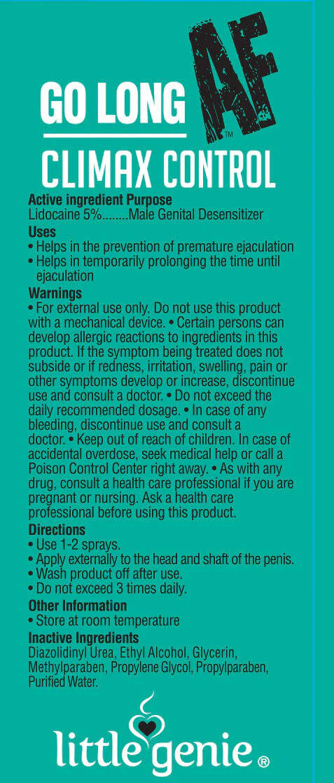 Go Long Af Male Prolong Spray 29 Ml 1 Oz Bottle ENHANCERS