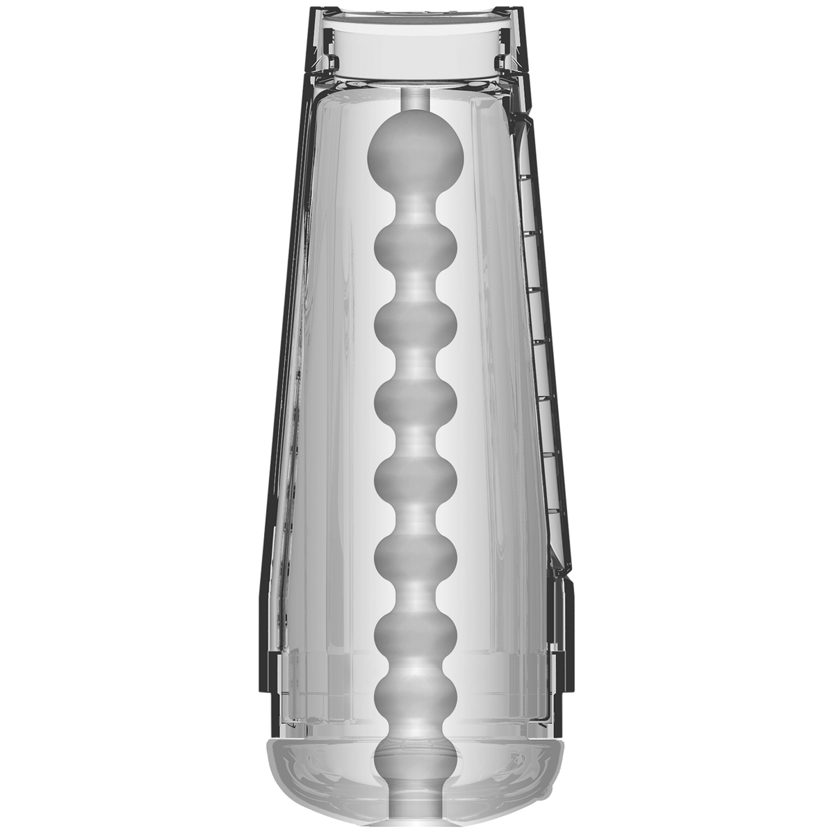 Doc Johnson Optix Crystal Masturbator (Clear) – Transparent Masturbator > Sex Toys For Men > Masturbators > Manual