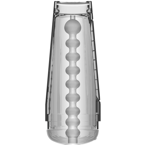 Doc Johnson Optix Crystal Masturbator (Clear) – Transparent Masturbator > Sex Toys For Men > Masturbators > Manual