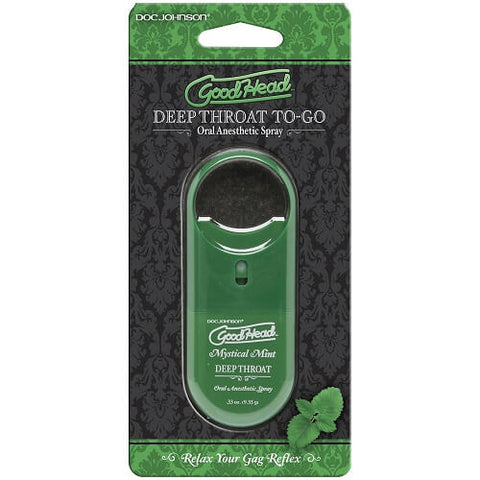 GoodHead To Go Deep Throat Spray (Mint) – 9ml Desensitizing Spray > Lube > Oral Gels & Sprays