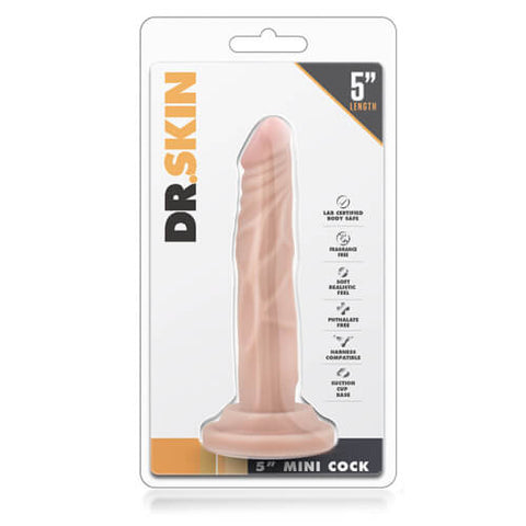 Dr Skin 5 Inch Mini Cock Vanilla Flavor Adult Intimacy Toy Dongs Realistic