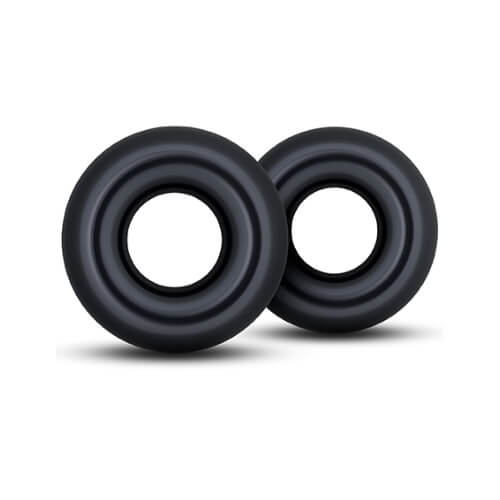 Stay Hard Donut Rings (Black) – Oversized Cock Ring Black > Cock Ring > Sets