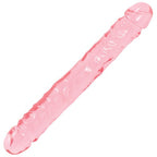 Crystal Jellies 12 Inch Double Dong (Pink) – Large Dildo Pink Pink > Dildos > Double Dildos