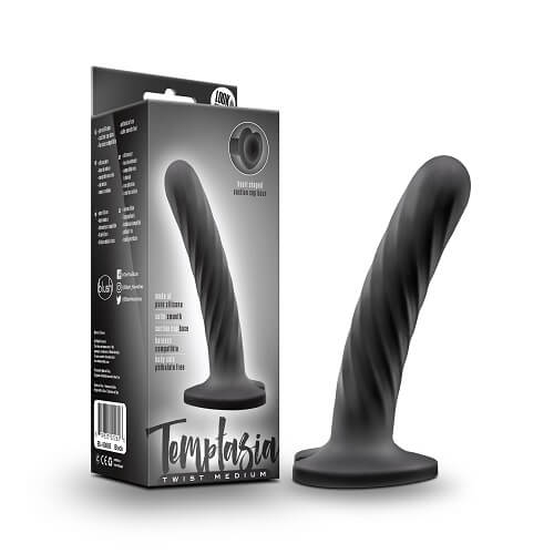 Temptasia Twist 5.5" Dong - Medium Swirling Texture > Dildos > Neutral Dildos
