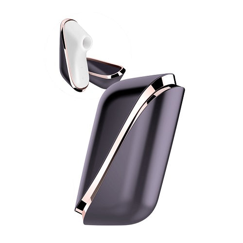 Satisfyer Pro Traveller 9cm USB Rechargeable Clitoral Stimulator Compact Design Purple Purple > Sex Toys For Ladies > Air Pulsation