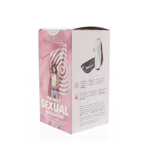 Satisfyer Pro Traveller 9cm USB Rechargeable Clitoral Stimulator Compact Design > Sex Toys For Ladies > Air Pulsation