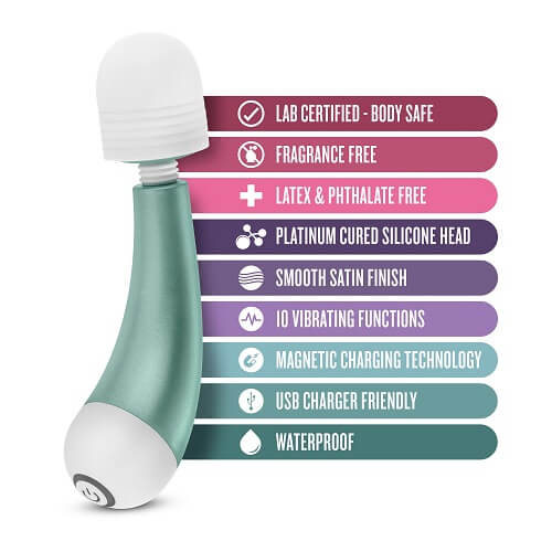 Noje W3 Sage 5.25 Inch Vibrating Pleasure Wand > Sex Toys > Mini Massagers