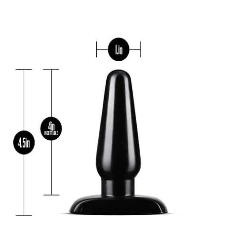 Anal Adventures 3 Pc Basic Plug Kit (Black) – Beginner-Friendly Butt Plug Set Including Small 4 Inch, Medium Sizes > Anal Range > Butt Plug Kits
